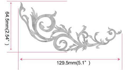 Inlay Sticker Decals for Guitar Bass - L&R Set Gothic Line -Mix