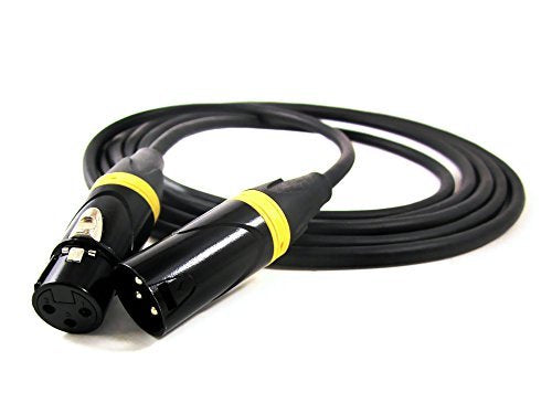 [AUSTRALIA] - XLR Cable 10 Ft - Reliable, High Performance from Vitrius Cables - 3-pin Connectors, Male to Female 10-foot 