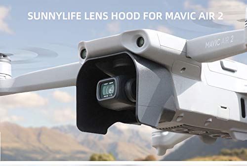 Hooshion Anti-Glare Sunshade Lens Hood Gimbal Sun Hood for DJI Mavic Air 2 Drone Gimbal