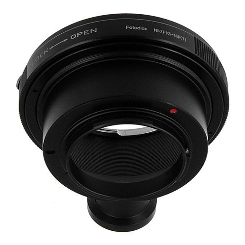 Fotodiox Lens Mount Adapter, Nikon G-Type, and DX-Type Lens to Nikon 1-Series Camera, fits Nikon V1, J1 Mirrorless Cameras Nikon F G-Type Standard