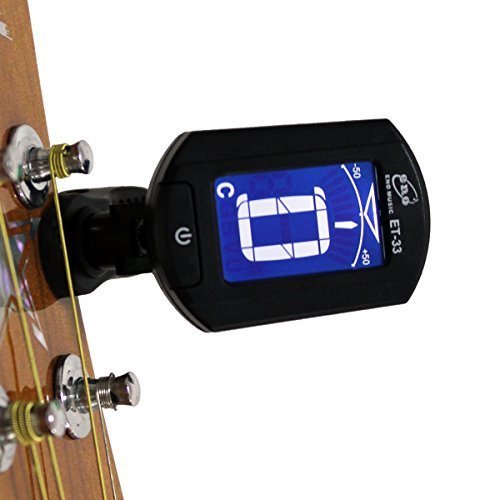 ENO ET-33 Chromatic Clip-on Tuner for Guitar/Bass/Ukulele and Violin