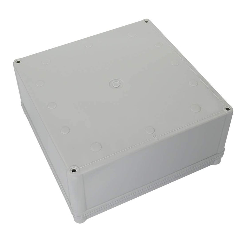 LeMotech Waterproof Dustproof IP67 Junction Box DIY Case Enclosure Gray 7.9 x 7.9 x 3.7 inch (200 x 200 x 95 mm) 7.9" x 7.9" x 3.7" Size S&M