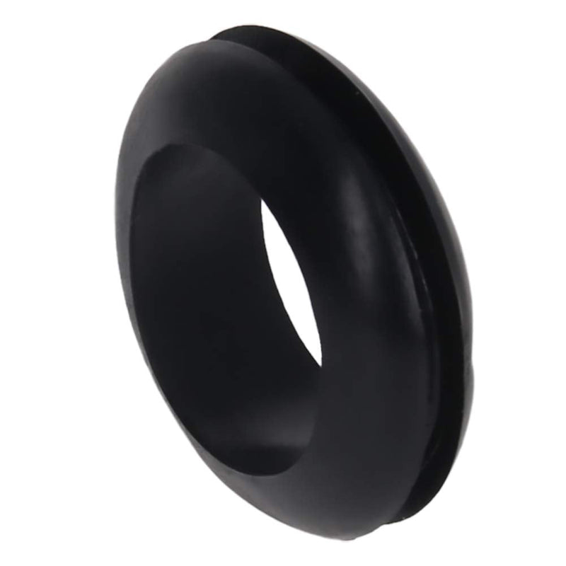 Heyiarbeit Rubber Grommet 100Pcs 16mm Inner Dia Oil Resistant Armature Rubber Grommets for Wiring Cable Black 16mm 100pcs