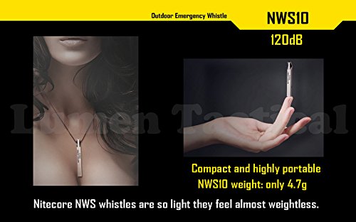 Nitecore Single Pipe Whistle.