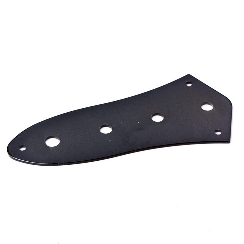 Alnicov Jazz Bass Guitar Control Plate,Jazz Switch Control Plate with Black Patterns for Jazz Bass Guitars