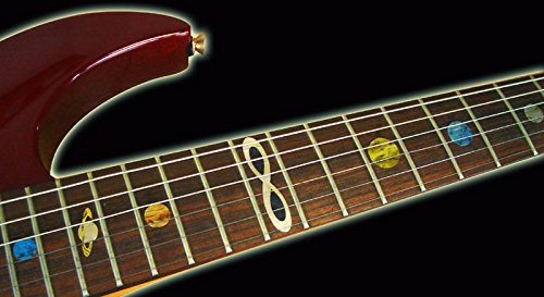 Inlay Sticker Fret Markers for Guitars & Bass - Planets, F-022PL