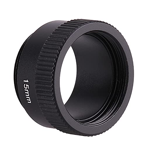 1mm 2mm 5mm 7mm 8mm 9mm 10mm 15mm 20mm 25mm 30mm 40mm 50mm Camera C-Mount Lens Adapter Ring C to CS Extension Tube for CCTV Security Cameras (15mm)