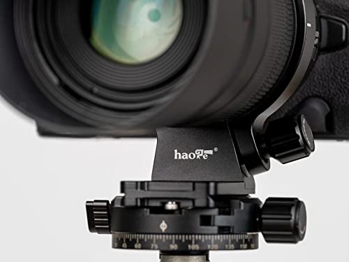 Haoge LMR-RF100 Lens Collar Tripod Mount Ring for Canon RF 100mm F2.8 L Macro is USM Lens Canon RF-Mount Built-in Arca Type Quick Release Plate