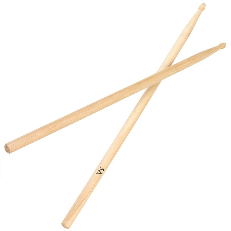 YiPaiSi Drum Sticks 5A Drumstick, Classic Drum Sticks Maple Drumsticks, Maple Wood Drumsticks, Wood Tip Drumstick for Students and Adults