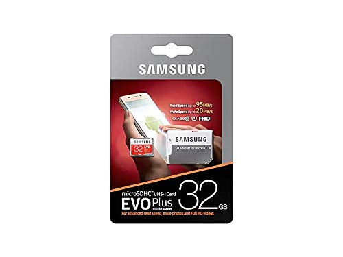 SAMSUNG 32GB Evo Plus Class 10 Micro SDHC with Adapter 80MB/S (MB-MC32GA) Pack of 5 32GB x 5