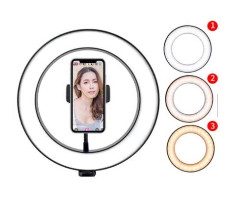 MeeA 10 inch LED Ring Light for Selfies,Video Streaming and Photo Shoot