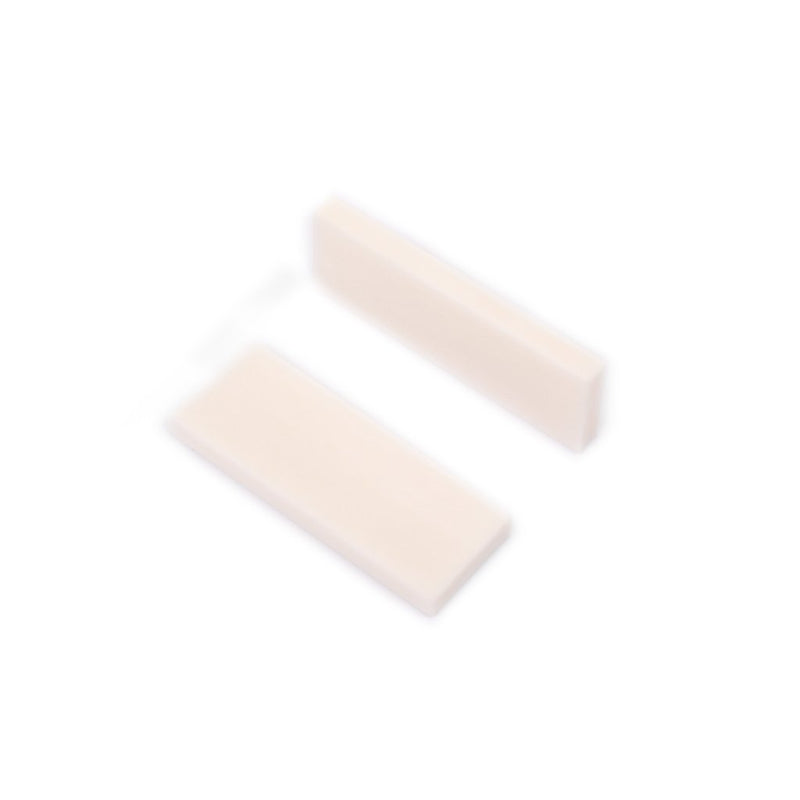 Alnicov 5Pcs DIY Buffalo Bone Nut Blank for Accoustic Guitar Replacement Nut 50.8x19x5mm