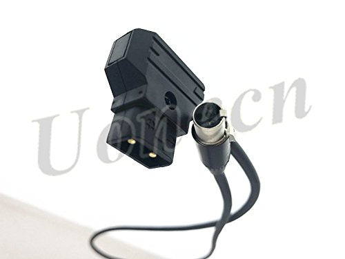 D-Tap to Mini XLR 4 pin Female Power Cable for TV Logic Monitor VFM-056W/058W