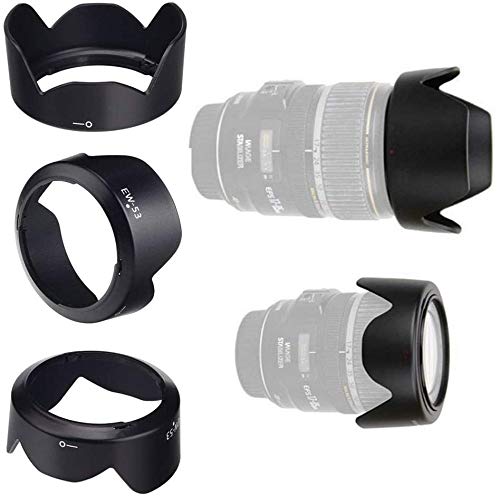 EF-M 15-45mm Lens Hood & Cap for Canon EF-M 15-45mm f/3.5-6.3 is STM Lens, Replaces Canon EW-53 (1 Hood +1 Cap)