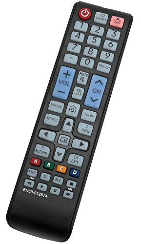 ALLIMITY BN59-01267A Replaced Remote Control Fit for Samsung TV UN24M4500A UN32M4500A UN32M4500AF UN32M530 UN32M5300 UN32M5300AF UN32M530D UN40M5300 UN43M5300 UN49M5300 UN49M5300AF UN50M5300