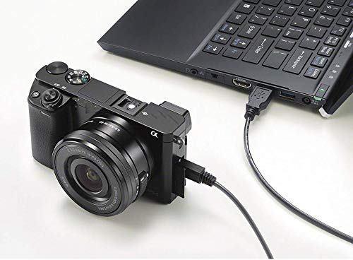 BRENDAZ HDMI Micro Connector Cable and Micro USB Cable Cord Combo Compatible with Sony Alpha a6000 Camera. Charge, Data Transfer, View on Display.