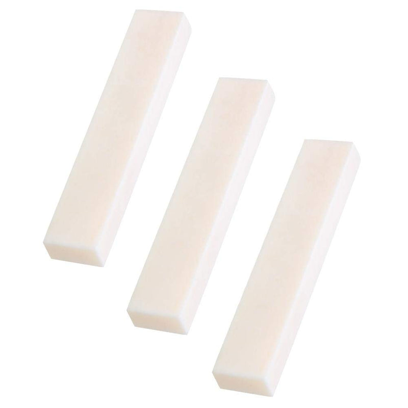 DIY String Pillow Nut,Blank Buffalo Bone Nut String Pillow for Guitar and Bass Musical Instrument Accessories(3Pcs) 3Pcs