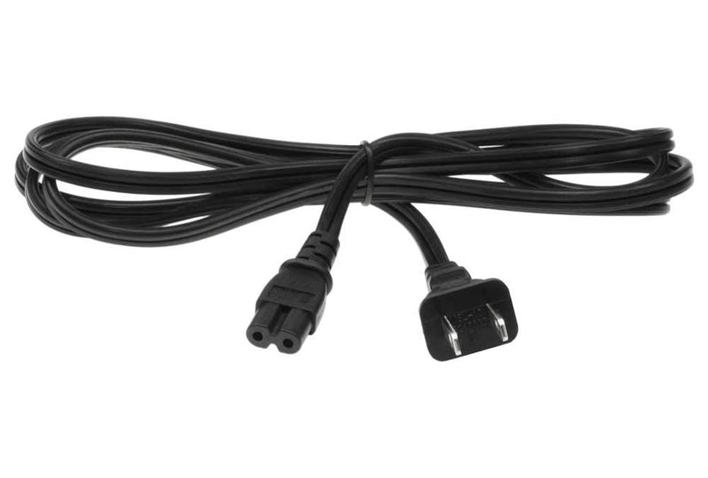 SF Cable 10ft 18 AWG 2-Slot Non-Polarized Power Cord (IEC320 C7 to NEMA 1-15P) 10 ft