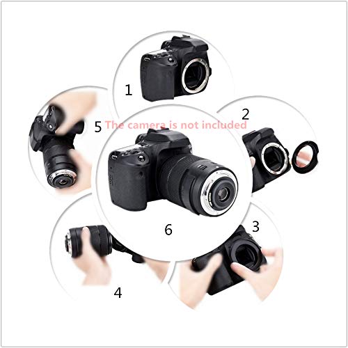 49mm-EOS M Macro Reverse Mount Adapter Ring,& for Canon EOS M Mount Mirrorless Camera M1 M2 M3 M5 M6 M10 M50 M100,Macro Shoot. 49mm-EOS M