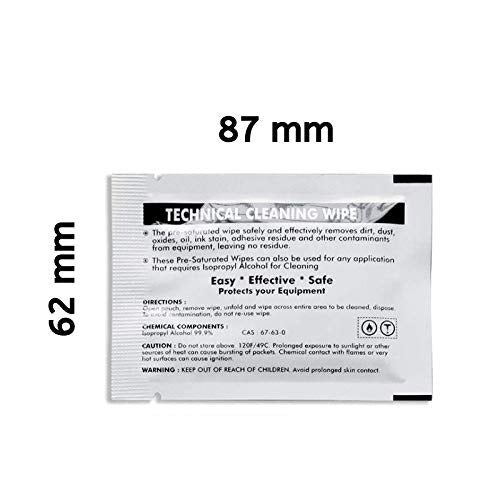 Cleanmo Large Non Woven Wipe,Surface Clean Phone/Wheel/Window，40/Box