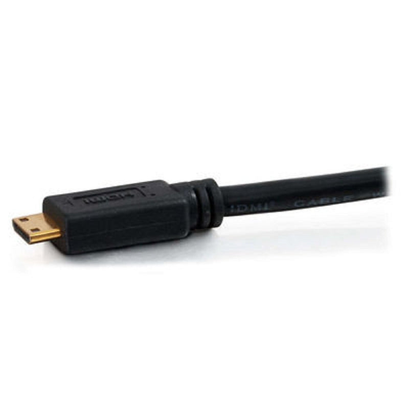 C2G Mini HDMI to HDMI, 4K, High Speed HDMI Cable, Ethernet, 60Hz, 3.28 Feet (1 Meter), Black, Cables to Go 40306 Mini with Ethernet 3.3 Feet