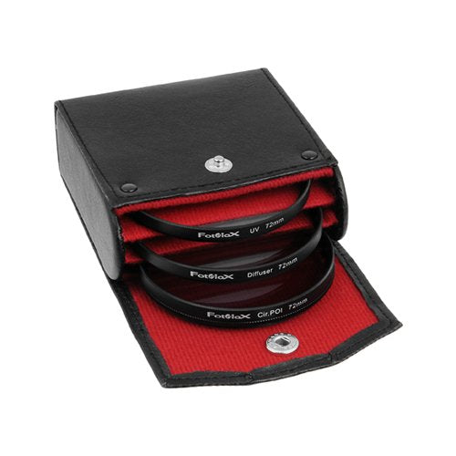 [AUSTRALIA] - Fotodiox Filter Kit, UV, Circular Polarizer, Soft Diffuser, 72mm for Canon, Nikon, Sony, Olympus, Pentax, Panasonic Camera Lenses. 