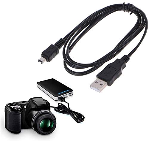 CA-110 AC Power Adapter USB Cord,Replacement Power Supply Charger Cable is Compatible for Canon CA-110 CA110 CA-110E, for Canon VIXIA HF M50 M52 M500 R20 LEGRIA HF R206 R26 Camcorders and More (1m)