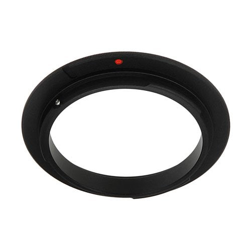 Fotodiox 55mm Macro Reverse Mount Adapter, for Canon EOS 1D, 1DS, Mark II, III, IV, 1DC, 1DX, D30, D60, 10D, 20D, 20DA, 30D, 40D, 50D, 60D, 60DA, 5D, Mark II, Mark III, 7D, Rebel XT, XTi, XSi, T1, T1i, T2i, T3, T3i, T4, T4i, C300, C500 Single