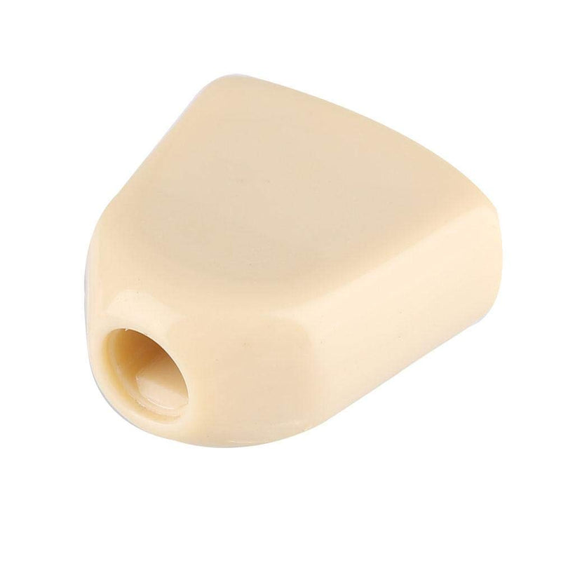 Alomejor Tuning Peg Heads 6 PCS/Set Acrylic Tuning Pegs Button Machine Heads for Guitar Beige