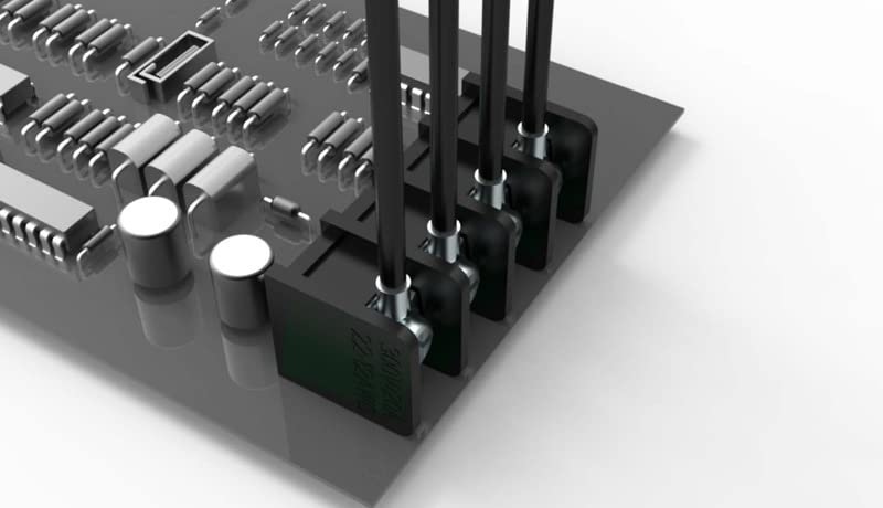 Fielect 20Pcs 7.62mm Pitch 4P PCB Screw Terminal Block Connector Black 300V 20A Pluggable Teminal Blocks Connector