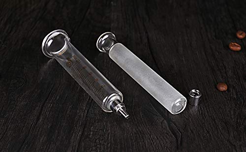 [AUSTRALIA] - Gufastoe 1 Pack Glass Syringes with Caps 10cc/ml for Laboratory 