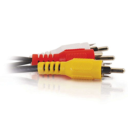 C2G 40448 Value Series Composite Video + Stereo Audio Cable, Black (6 Feet, 1.82 Meters)