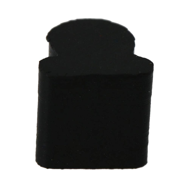 BQLZR Small Flat Key Euphonium/Tuba/Horn Piston Rubber Pad Silicone Pad Rotary Valve Rubber Anti-noise Black Pack of 10