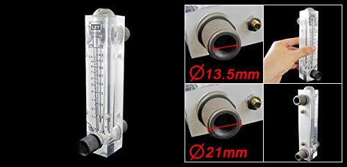 [AUSTRALIA] - uxcell Black Adjustable Knob 0.1-1 GPM Panel Type Water Flow Meter LZM-15 