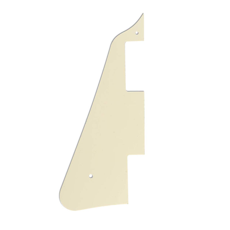 Musiclily Pro Plastic Guitar Pickguard for 2006-Present Modern Style Epiphone Les Paul, 1Ply Cream