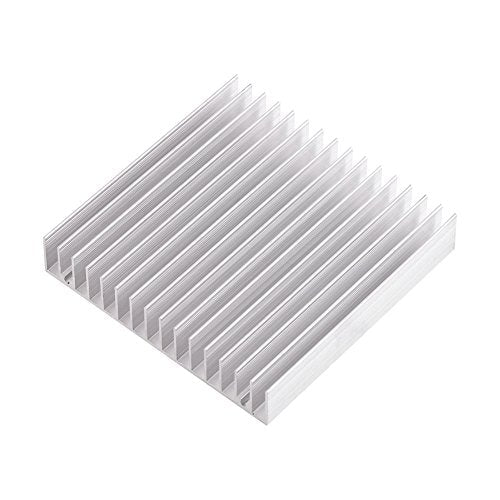 Aluminum Heat Sink Heatsink Module Cooler Fin for High Power Transistor Semiconductor Devices with 16 pcs fins 3.93"(L) x 3.93"(W) x 0.7"(H) /100mm(L) x 100mm(W) x 18mm(H)