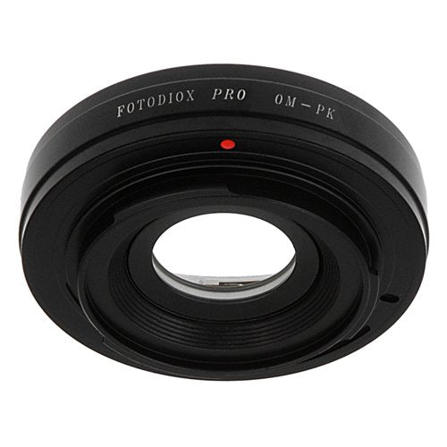 Fotodiox Pro Lens Mount Adapter, Selective 35mm Olympus Zuiko Lens to Pentax K Mount Camera Adapter (Please See Compatible Lens List), OM-PK Pro