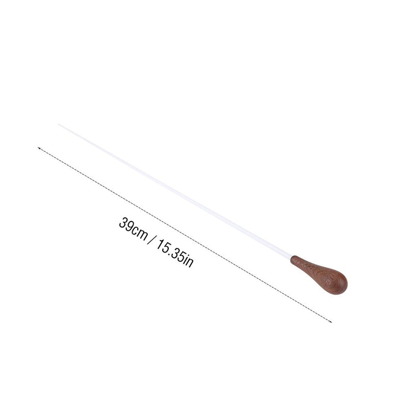 [AUSTRALIA] - 15inch Wood Handle Music Conductor Baton Orchestra Conductor Music Baton FRP stick for Symphony Leader Choral Director Accessories 