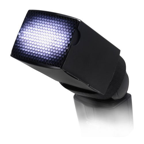 [AUSTRALIA] - Fotodiox Flash Snoot with 10 Degree Grids, for Nikon SB-600, SB-700, SB-800, SB-900, SB-910 Flash, Canon Speedlite 380EX, 430EX, II, 550EX, 580EX, II, 600EX-RT, Vivitar Flash, Sunpak, Nissin, Sigma, Sony, Pentax, Olympus, Panasonic Lumix Flashes 