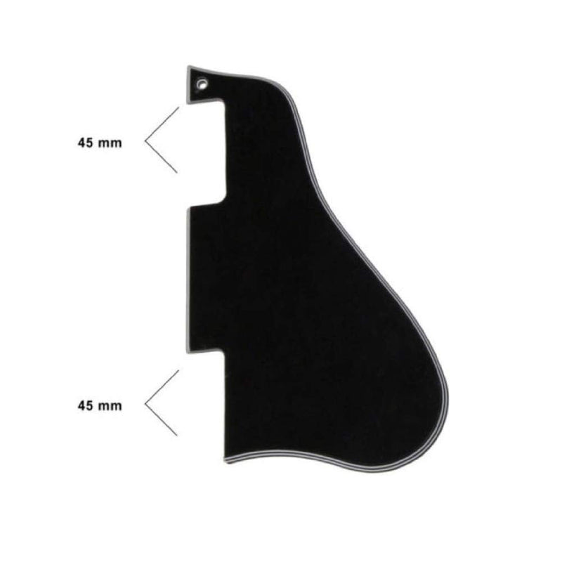 Allparts 335 Pickguard (short) 5-Ply Black