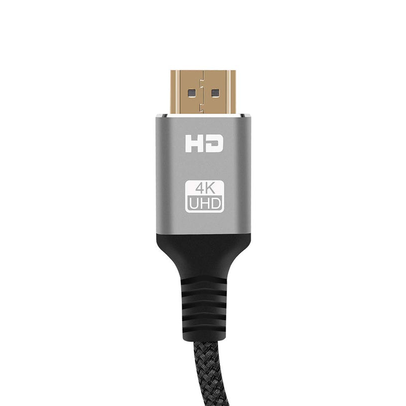 4K HDMI Cable, High-Speed HDMI 2.0 Cable 18Gbps, Supports 4K HDR 60Hz 3D 2160P 1080P HDCP 2.2 ARC, Compatible with TV Box, Monitor, Game Console, PS4, PS3, X-Box, Projector, PC, 6.6ft