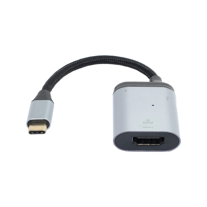 [AUSTRALIA] - Chenyang CY USB3.1 Type C USB C to HDMI Converter HDTV Adapter 4K 60hz 1080p with Type C Female PD Power Port for Tablet Phone Laptop PD+HDMI Grey 