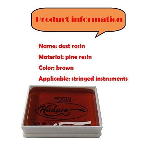 Natural Rosin for Violin Viola and Cello Low Dust Rosin for Bow brown