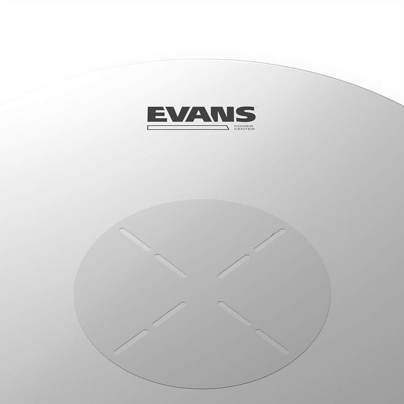 Evans Power Center Drum Head, 14 Inch 13 Inch White