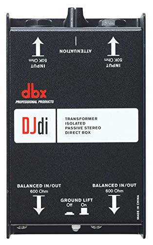 dbx DJDI Passive 2-Channel Direct Box with Line Mixer