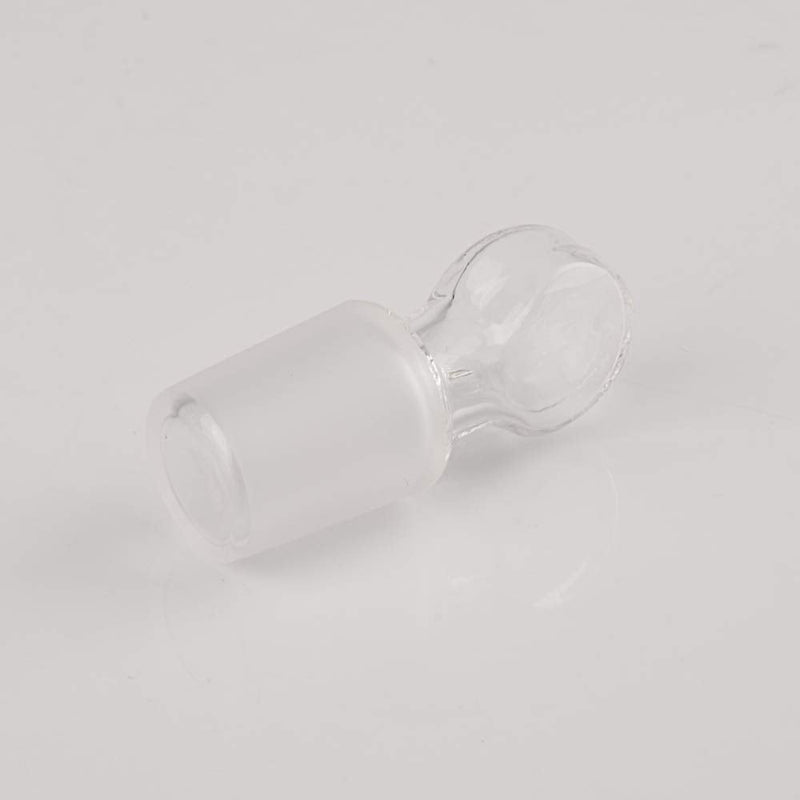 StonyLab Glass Penny Head Glass Hollow Stopper for 19/22 Outer Joint Glass, with Closed Bottom (5 Pack) 19/22 Joint