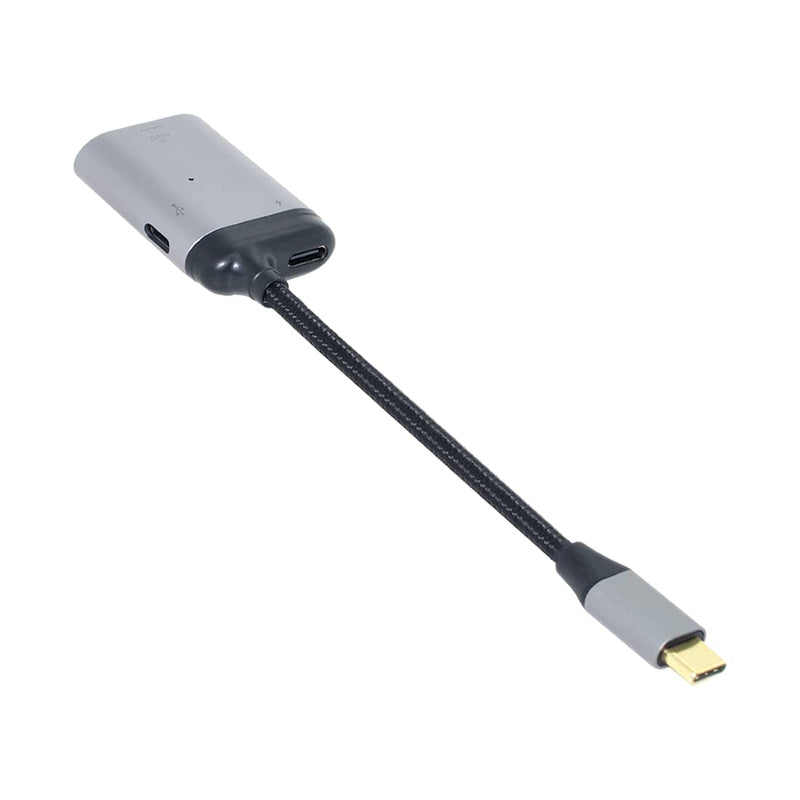 [AUSTRALIA] - Chenyang CY USB3.1 Type C USB C to HDMI Converter HDTV Adapter 4K 60hz 1080p with Type C Female PD Power Port for Tablet Phone Laptop PD+HDMI Grey 