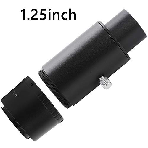 1.25 Inch Diameter T Adapter Extension Tube Black Interface1.25 Inch T2,for Astronomical Telescope