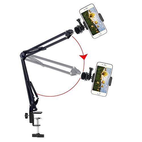 Phone Video Stand,Overhead Camera Mount with Bluetooth Remote Shutter for Baking Crafting Drawing Sketching Recording,Live Streaming,Online Teaching - Acetaken