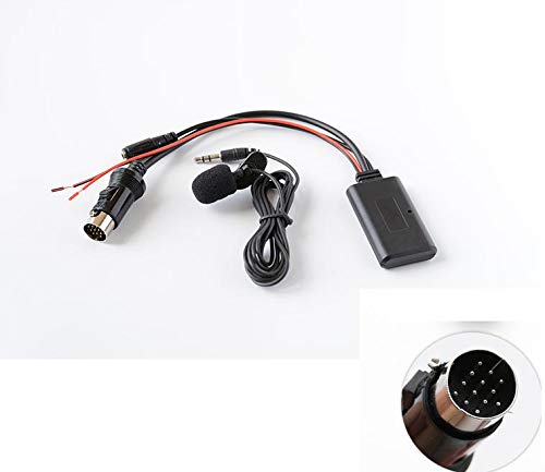 Car Bluetooth Receiver Module for Kenwood CA-C2AX KCA-iP500 CA-C1AX 13Pin Radio Stereo Aux Cable Adapter Wireless Audio Input